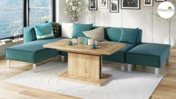 Aston Golden Craft Oak Convertible Coffee Table