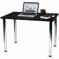 Compact Kitchen and Dining Table 100 x 50 cm with Adjustable Height