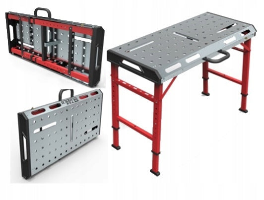 Kraft&Dele KD639 Adjustable Welding Table and Work Cart, 454 kg Capacity