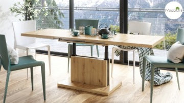 Aston Artisan Oak Convertible Coffee Table