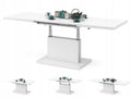 Aston Evita White Convertible Coffee Table and Dining Table
