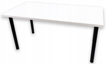 White Gaming and Computer Desk 136 x 66 cm with Adjustable Height