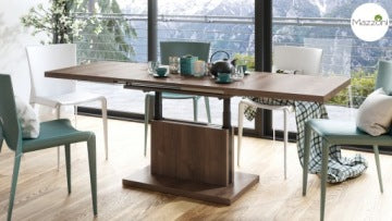 Aston Brown Oak Convertible Coffee Table