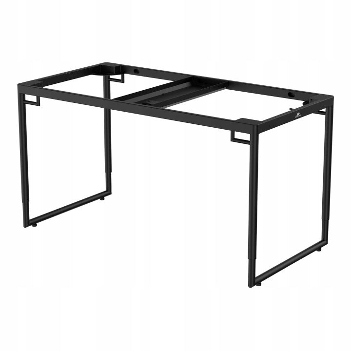 Spacetronik Black Electric Conference Table Frame with 4 Motors