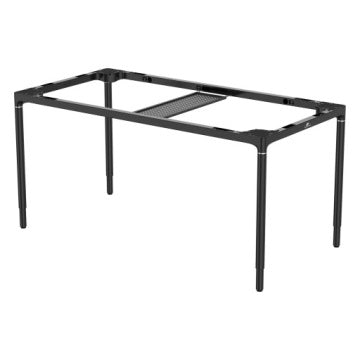 Spacetronik Black Electric Desk and Table Frame with 4 Motors, 100 kg Capacity