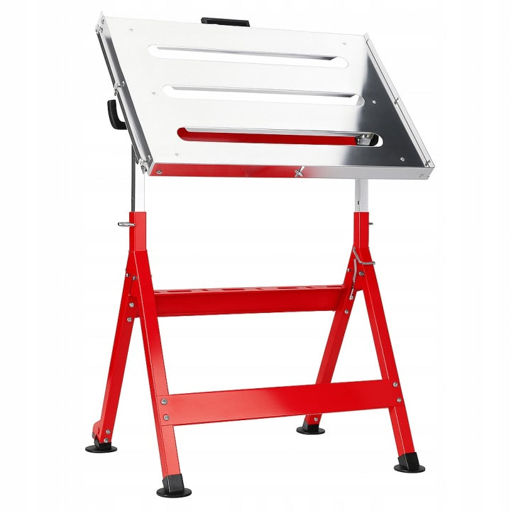 Foldable Portable Galvanised Steel Welding Table with Height Adjustment