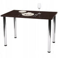 Rectangular Kitchen Table 110 x 60 cm with Adjustable Height