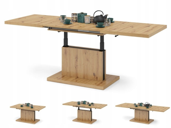 Aston Artisan Oak Convertible Coffee Table
