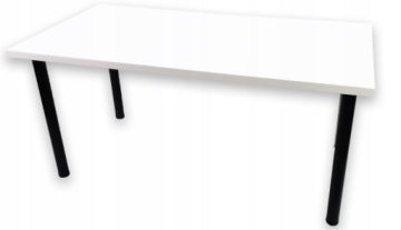White Gaming and Computer Desk 136 x 66 cm with Adjustable Height