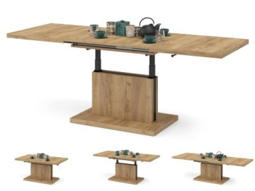 Aston Golden Craft Oak Convertible Coffee Table