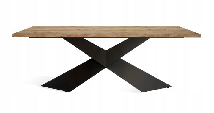 Expandable Loft Dining Table 200–300 x 100 cm with Spider Base