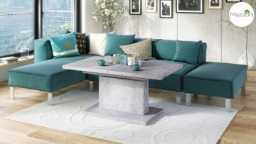 Aston Concrete Grey Convertible Coffee Table